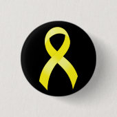 Gelbband des Hodenkrebses Button (Vorderseite)