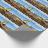 Gelbbaubagger Geschenkpapier (Ecke)