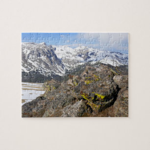 Gelbbaudiges Murmeltier beim Blick auf die Rocky M Puzzle