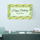 Gelbbaum-Blume Banner (Messeveranstaltung)