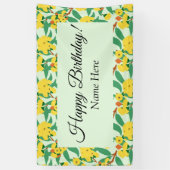 Gelbbaum-Blume Banner (Vertikal)