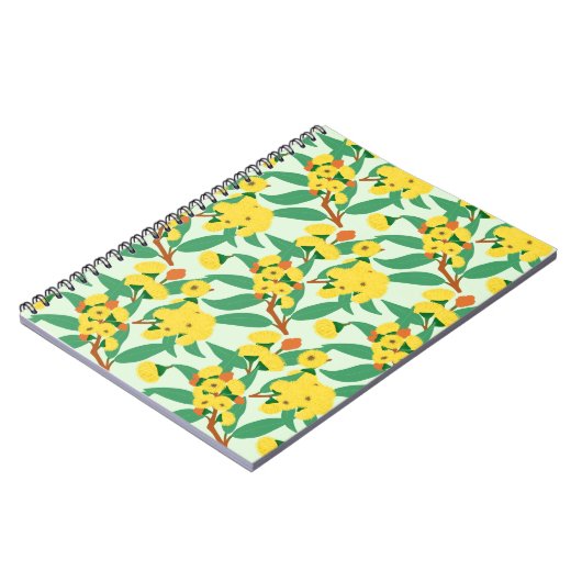 Gelbbaum-Blume Notizblock (Linke Seite)