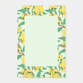 Gelbbaum-Blume Post-it Klebezettel (Vorderseite)