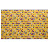 Gelbbbärenwolf-Geo-Party Stoff (Yard (91,4 cm))
