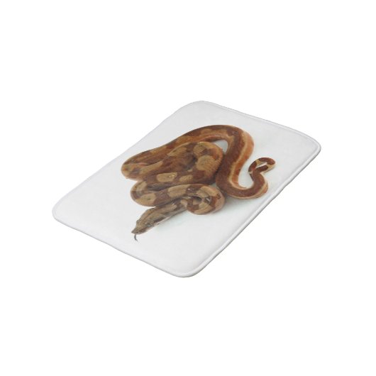 Gelbbbauchpython Badematte (Schrägansicht)