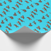 Gelbbbauchweasels Geschenkpapier (Ecke)