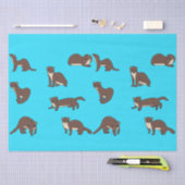 Gelbbbauchweasels Seidenpapier (Handwerk)