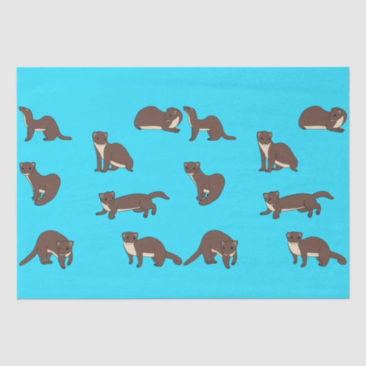 Gelbbbauchweasels Seidenpapier (Vorderseite)