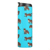 Gelbbbauchweasels Thermosbecher (Nach rechts gedreht)