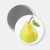 Gelbbirne Magnet (Vorderseite/Rückseite)