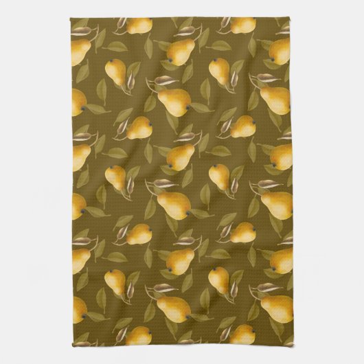Gelbbirnen Geschirrtuch (Vertikal)