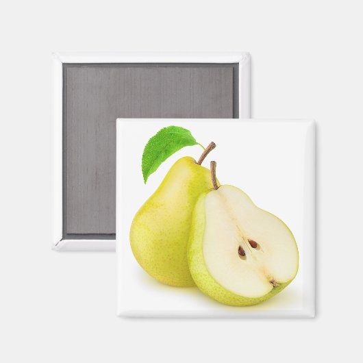 Gelbbirnen Magnet (Vorderseite/Rückseite)