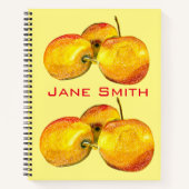 Gelbbirnfrüchte Notizblock (Vorderseite)