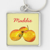 Gelbbirnfrüchte Schlüsselanhänger (Vorne)