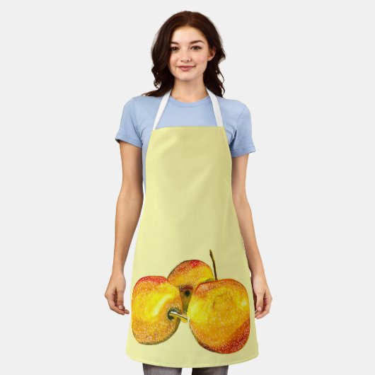 Gelbbirnfrüchte Schürze (Getragen)