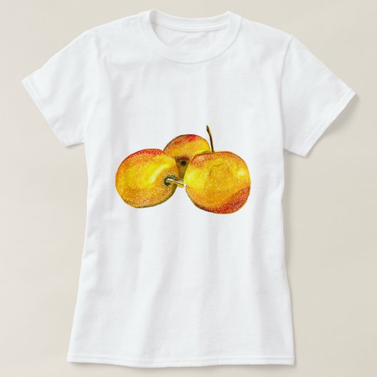 Gelbbirnfrüchte T-Shirt (Design vorne)
