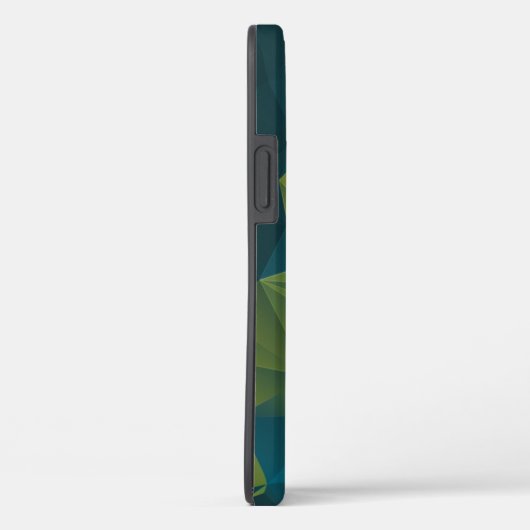 Gelbblau Abstraktes Pyramidenmuster Case-Mate iPhone Hülle (Rückseite / Rechts)