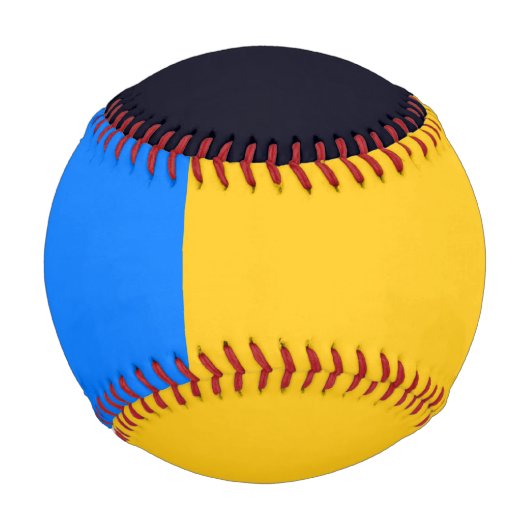 Gelbblau Baseball (Rückseite)