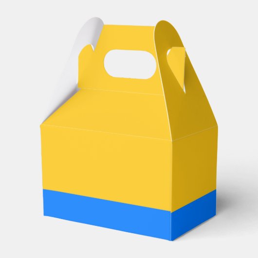 Gelbblau Geschenkschachtel (Rückseite)