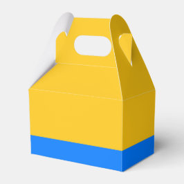 Gelbblau Geschenkschachtel