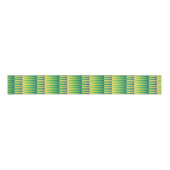 Gelbblau gestreiftes Muster Ripsband (Vorderseite)