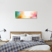 Gelbblau Lila grünes Rosa Trendfarben Leinwanddruck (Insitu (Schlafzimmer))