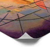 Gelbblau Poster (Ecke)