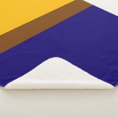Gelbblau - Schlichte Blockgestaltung Sherpadecke (3/4)