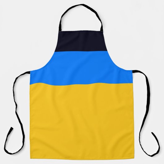 Gelbblau Schürze (Vorderseite)