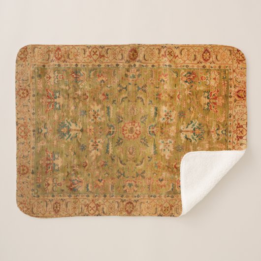 Gelbblau  sherpadecke (Vorderseite (Horizontal))