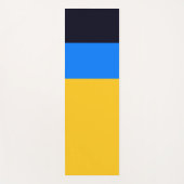 Gelbblau Yogamatte (Vorderseite)