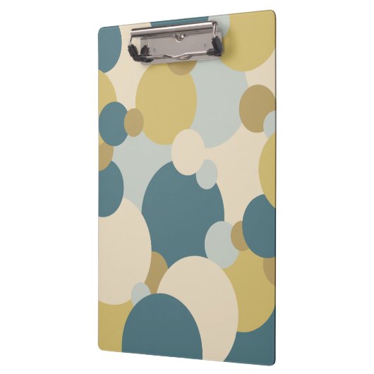 Gelbblaue Moleküle Zwischenablage Klemmbrett (Links)