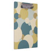 Gelbblaue Moleküle Zwischenablage Klemmbrett (Rechts)