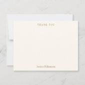 Gelbblauer Brautparty Individuelle Name Dankeskarte (Vorderseite)