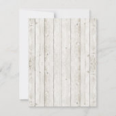 Gelbblauer Sonnenblume Rustikales Foto Save the Da Date (Rückseite)