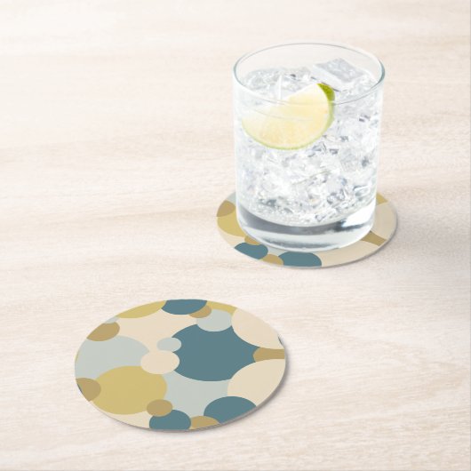 Gelbblauer Untersetzer (Vor Ort)