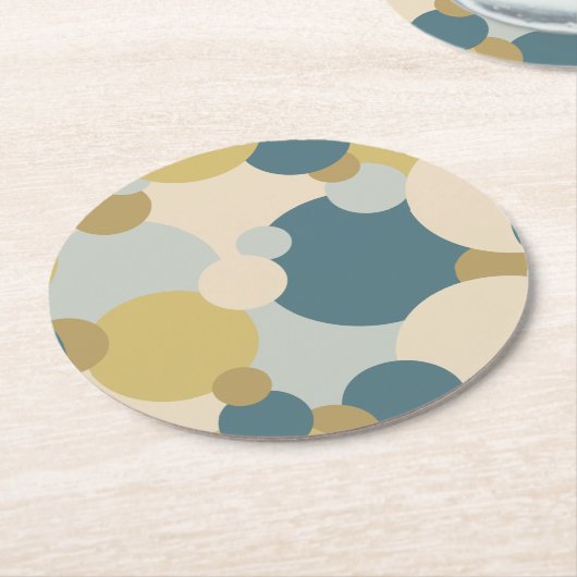 Gelbblauer Untersetzer (Angewinkelt)