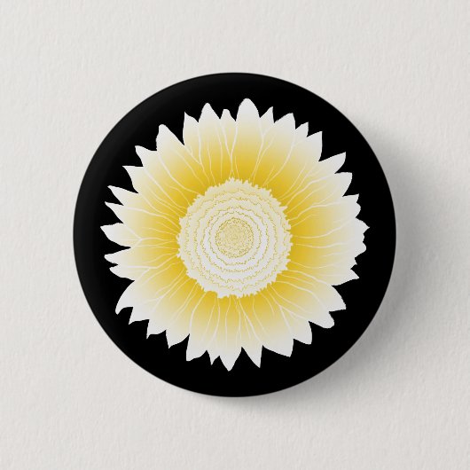 Gelbblume Button (Vorderseite)