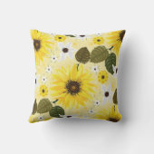 Gelbblume Kissen (Rückseite)