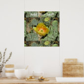 Gelbblüte Poster (Küche)