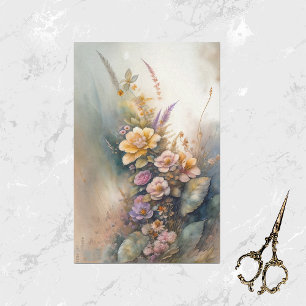 Gelbblüten in Mutation Seidenpapier