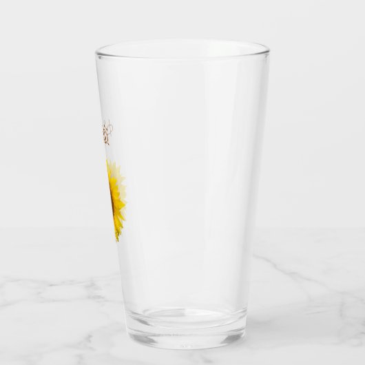 Gelbblütenblume Glas (Links)