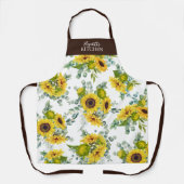 Gelbblütenfarbe Schürze (Vorderseite)
