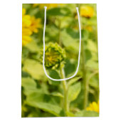 Gelbblütenfeld Mittlere Geschenktüte (Rückseite)