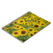 Gelbblütenfeld Notizblock (Linke Seite)