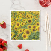 Gelbblütenfeld Serviette (Beispiel)