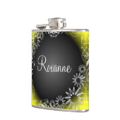 Gelbblütenflorenflasche Flachmann (Links)