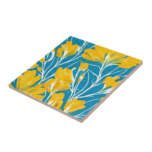 Gelbblütengarten Fliese (Seite)