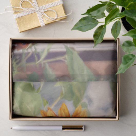 Gelbblütengarten Seidenpapier (Geschenk)