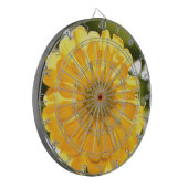 Gelbblütengelbe Blume Dartscheibe (Vorderseite Links)